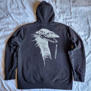 Kenshi Beak Thing Eaten Alive RPG Video Game Black Large Graphic Hoodie Sweater